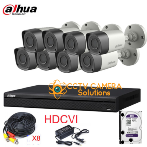 8 Channel Dahua CCTV Camera Set Uganda
