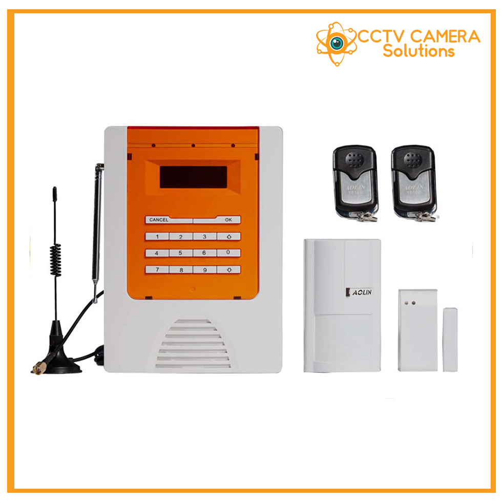 Aolin Wireles Gsm Burglary Alarm System For Office And Home Security 1 Aolin- GSM Alarm System Infrared, Magnetic, Remote Control, SMS Alarm, Mobile Remote Control System, Mobile Phone Site Monitoring = CCTV Camera Solutions Uganda