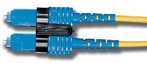 FIBER JUMPER,DUPLEX,XGLO,SM,OS2,SC,UPC,YELLOW JKT,LSOH,3M