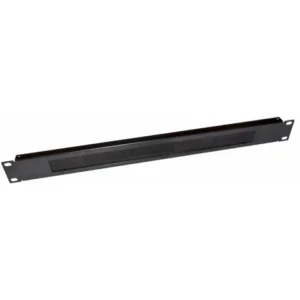 Giganet 1 Unit Black Brush Strip Panel 19"