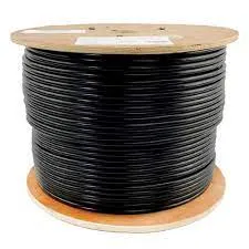 Giganet Cat 6A F/UTP LDPE(outdoor) Black Cable-305m drum