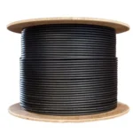 GIGANET CATEGORY 6A U/UTP PE OUTDOOR BLACK CABLE - 305m DRUM