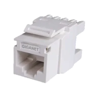 Giganet Category 6A UTP 180 Degrees Keystone Jack Module