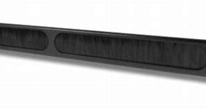 PNL,19"1U BRUSH,SIEMON,BLACK