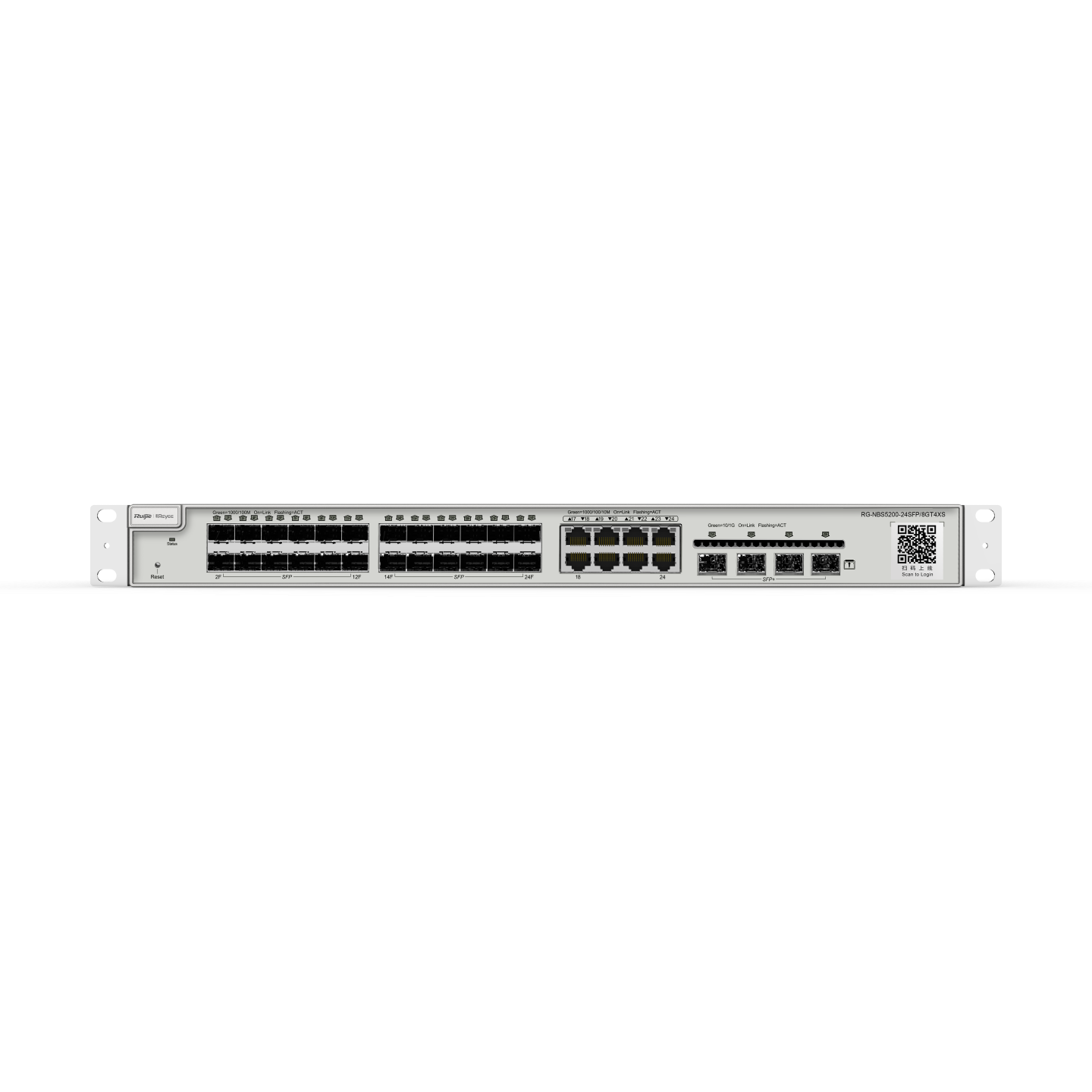 Ruijie 24-Port SFP L3 Managed 10G Switch, 24 SFP Slots 1 Ruijie 24-Port SFP L3 Managed 10G Switch, 24 SFP Slots