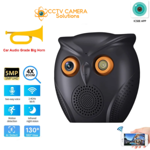 Owl Big Horn AI WiFi Hidden Spy Camera - 1080p, Motion, Night Vision, App Control - buy from cctv camera solutions uganda