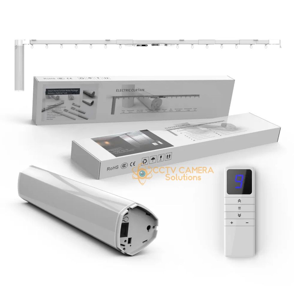 Smart Curtain Automated Kit 3.2 Meters 2 Smart Curtain Automated Kit Uganda -CCTV Camera Solutions