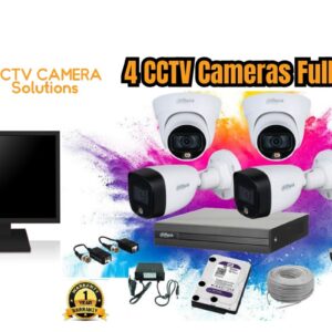 4 CCTV Cameras Package Promo - CCTV Camera Solutions Uganda